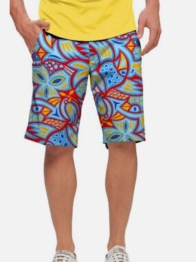 Loudmouth Chicken Print Golf Short